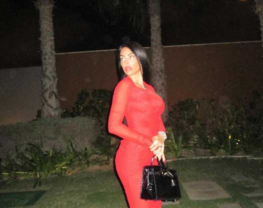 عکس جورجینا در برج خلیفه